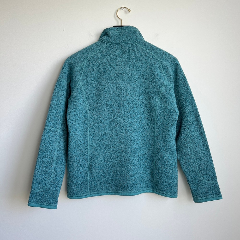 Patagonia Women's Better Sweater Quarter Zip Up Long Sleeve Sweater Jacket Blue - Picture 2 of 7